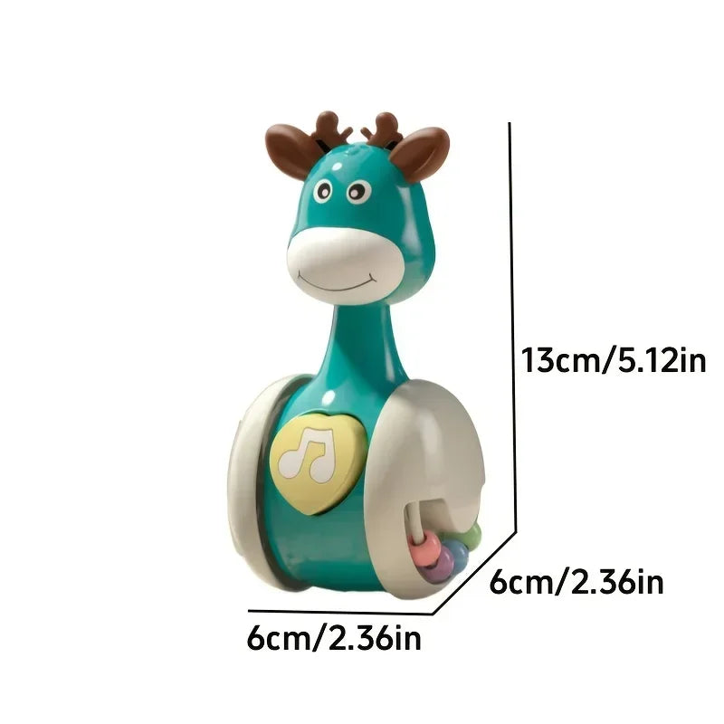 Vibrant Giraffe Swinging Toy for Young - an Engaging Educational Gift for Teens, Ideal for Birthday Celebrations