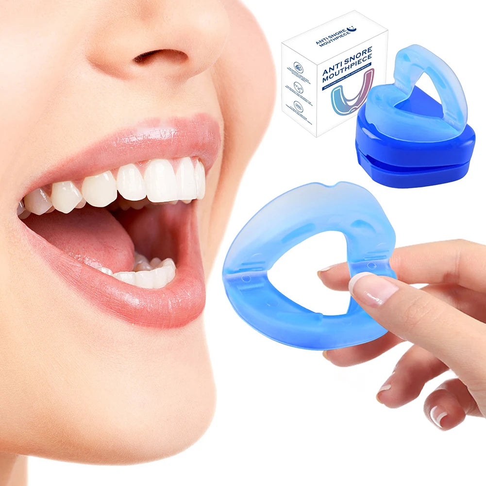 Effective Anti-Snoring Mouthpiece For Stops Snoring Mouth Guard Soft Comfortable Sleeping Aid For Improve Sleeping Quality Use