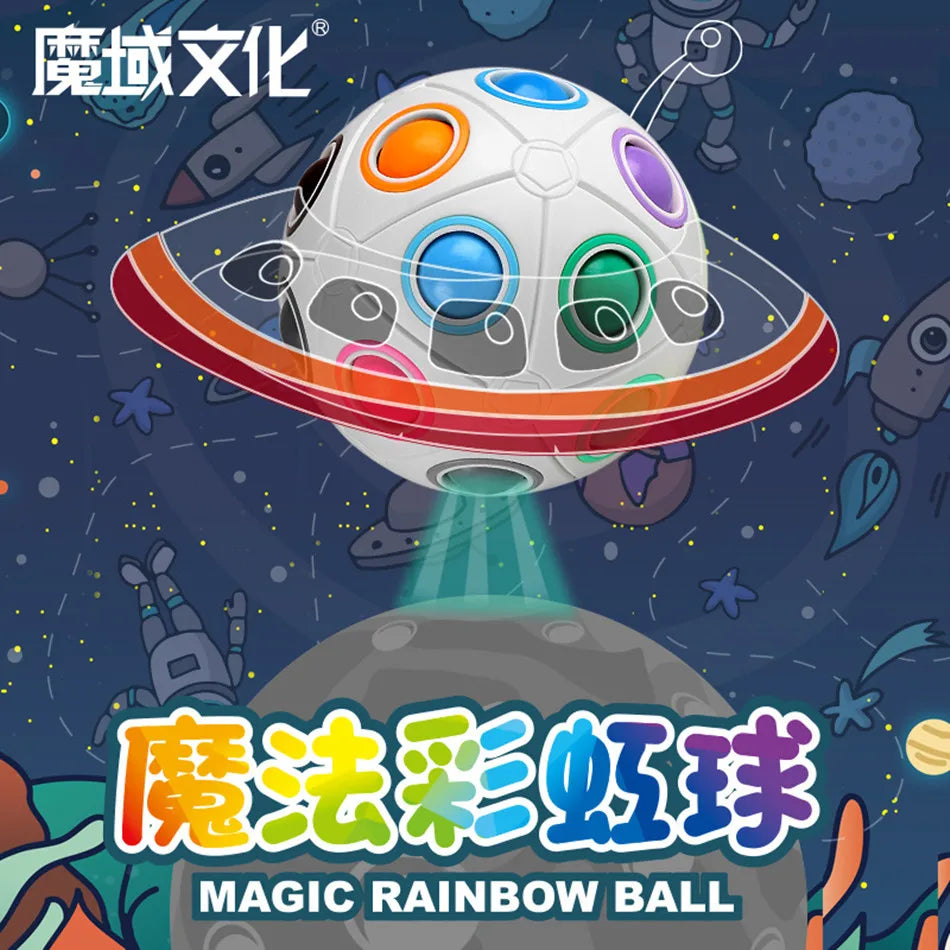 MoYu Magic Cube Classroom Magic Rainbow Ball Series 8 hole 12 hole 20 hole Multiple Options Puzzle and Fun Children's Toys Gifts