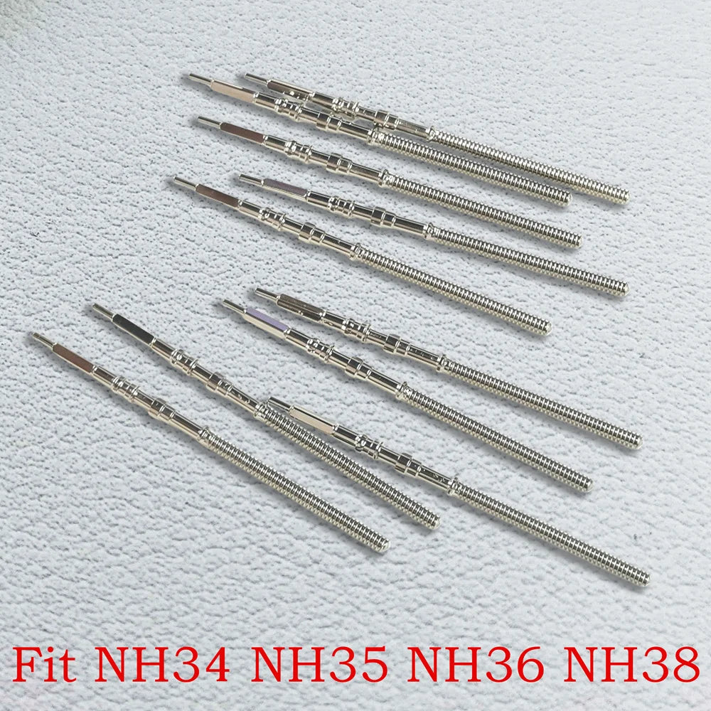 High Quality Watch Stem 1Pcs/5Pcs/10Pcs Movement Watch Steel Stem Crown Kit  For M8215 M8285 NH34 NH35 NH36 VK63 Movement
