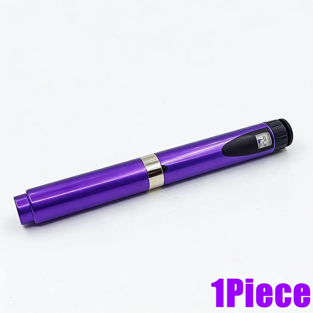 1pc Magic Pen Reusable Aseptic Insulin Injection Pen Rotating and Pressing Injection Syringe For Diabetes Blood Glucose Control