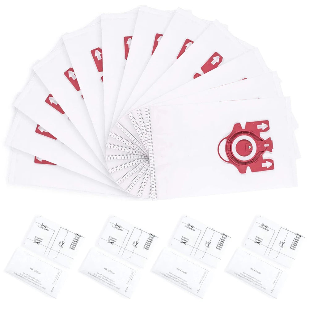 12x Vacuum Cleaner Filters Dust Bags Set For Miele FJM Hyclean COMPACT C1 C2 S4