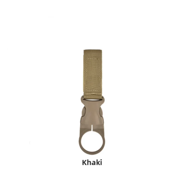 Webbing Water Bottle Holder Climbing Carabiner Belt Backpack Hanger Hooks Clip Multifunction Water Bottle Nylon Buckle Hook Clip