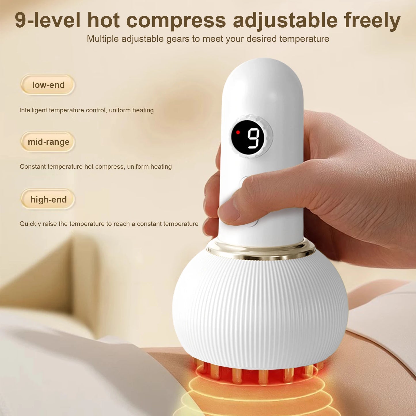 Lymphatic Drainage Massager Cellulite Massage Tool Body Engraving Machine for Back Neck Shoulder Leg Gift for Women