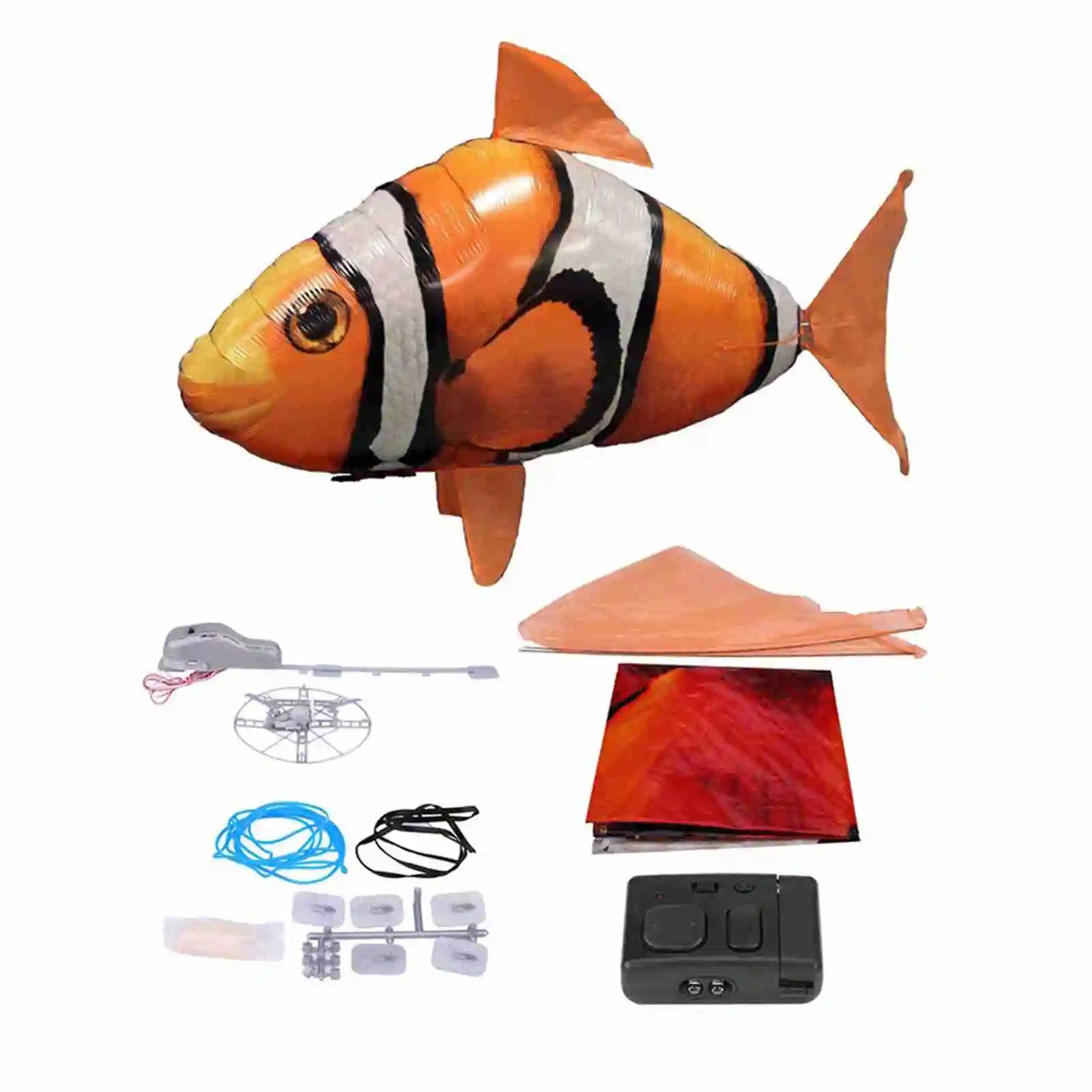 Shark Balloon Remote Control Flying Shark Inflated RC Inflatable Balloon Toy Shark Clownfish Kids Gift
