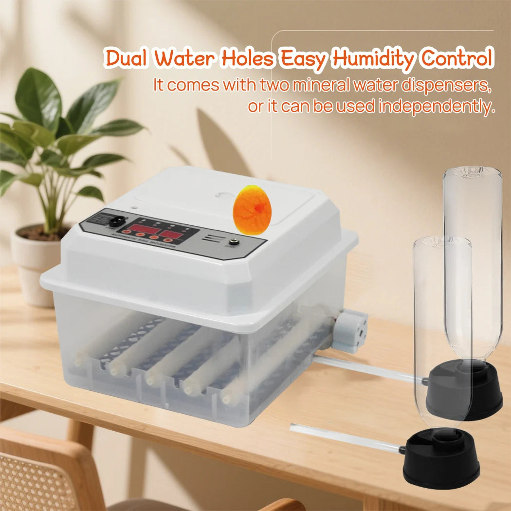 PORIYA 12 Egg Incubator Fully Automatic Digital LED Turning Chicken Eggs Poultry