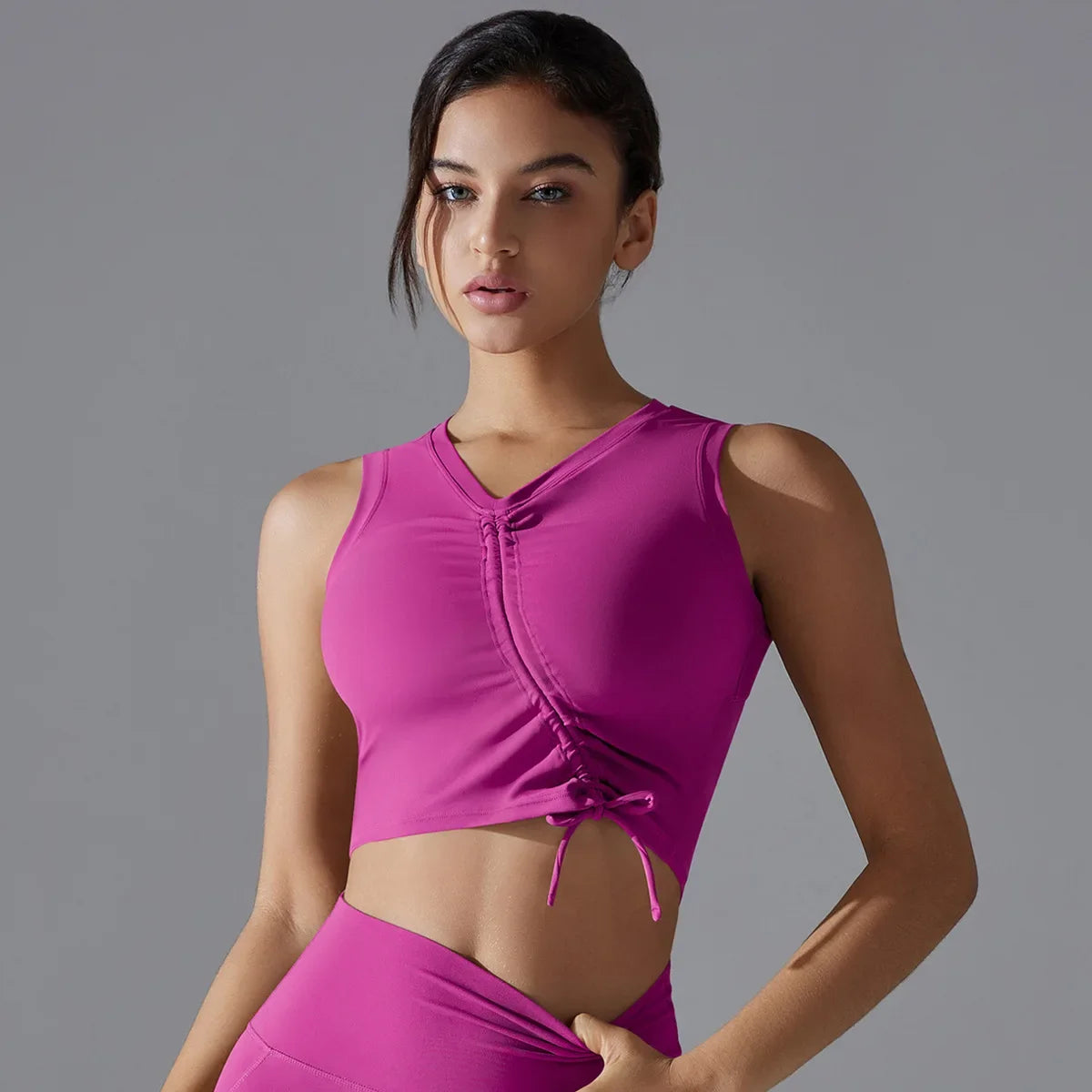 Solid Tight Sports Bras For Women 2025 Women's Fitness Underwear Sportswear Woman Gym Push Up Female Crop Tops Yoga Clothes