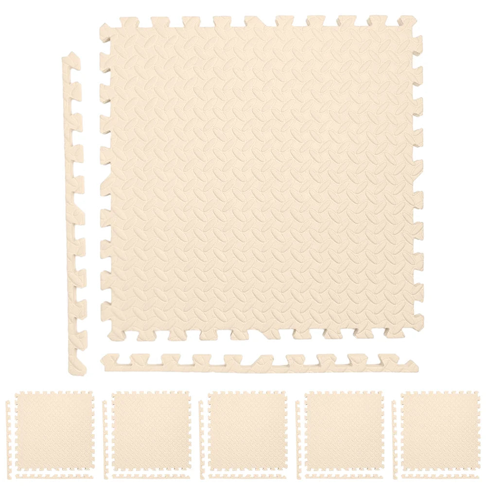 12 Pack Puzzle Exercise Floor Mat, EVA Foam Mats with Interlocking Floor Tiles Heavy Duty Puzzle Baby Kids Playmat