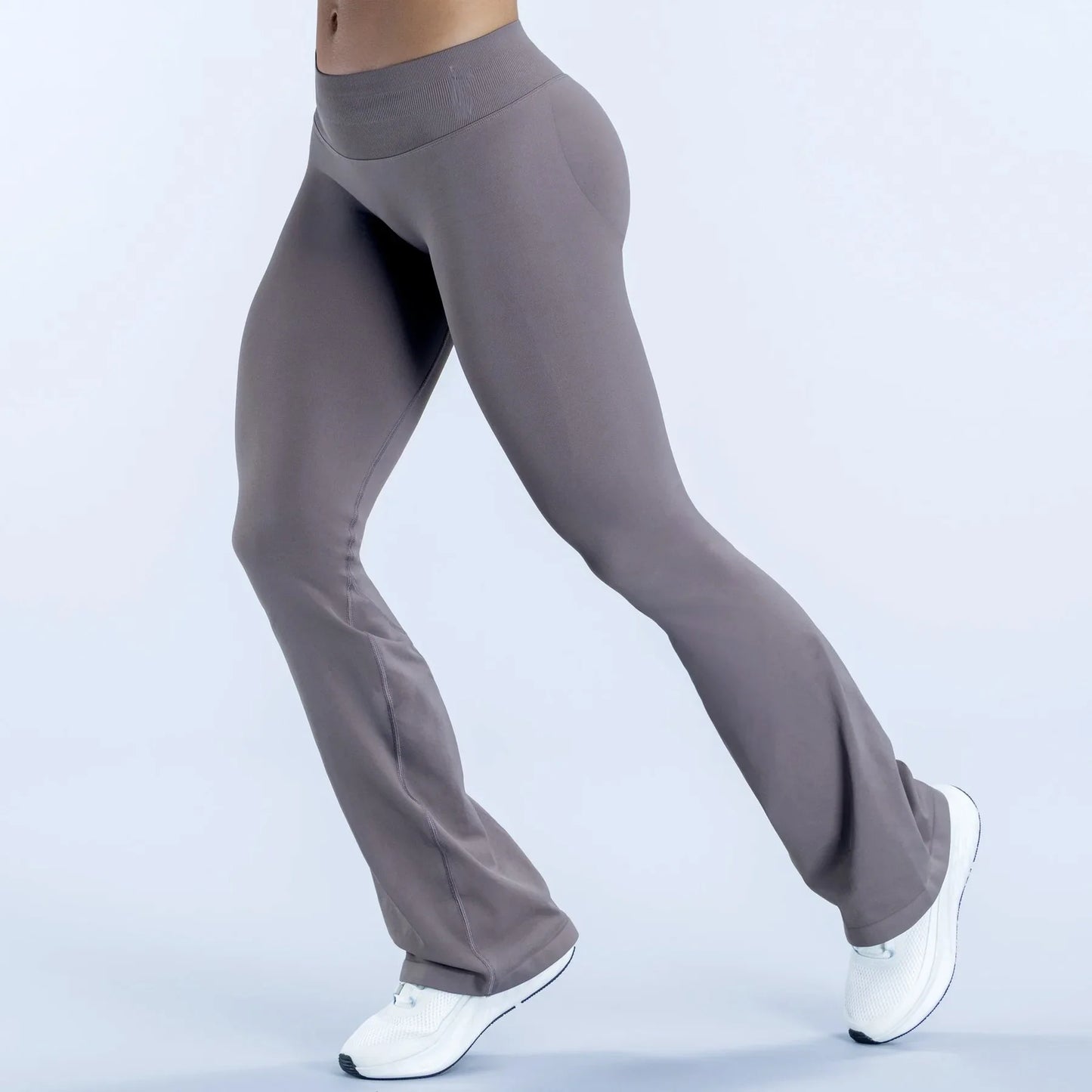 1DF-CY Women High Waist Flared Yoga Leggings Butt Lifting Stretch Bell Bottom Pants Slim Fit Gym Fitness Running Casual Trousers