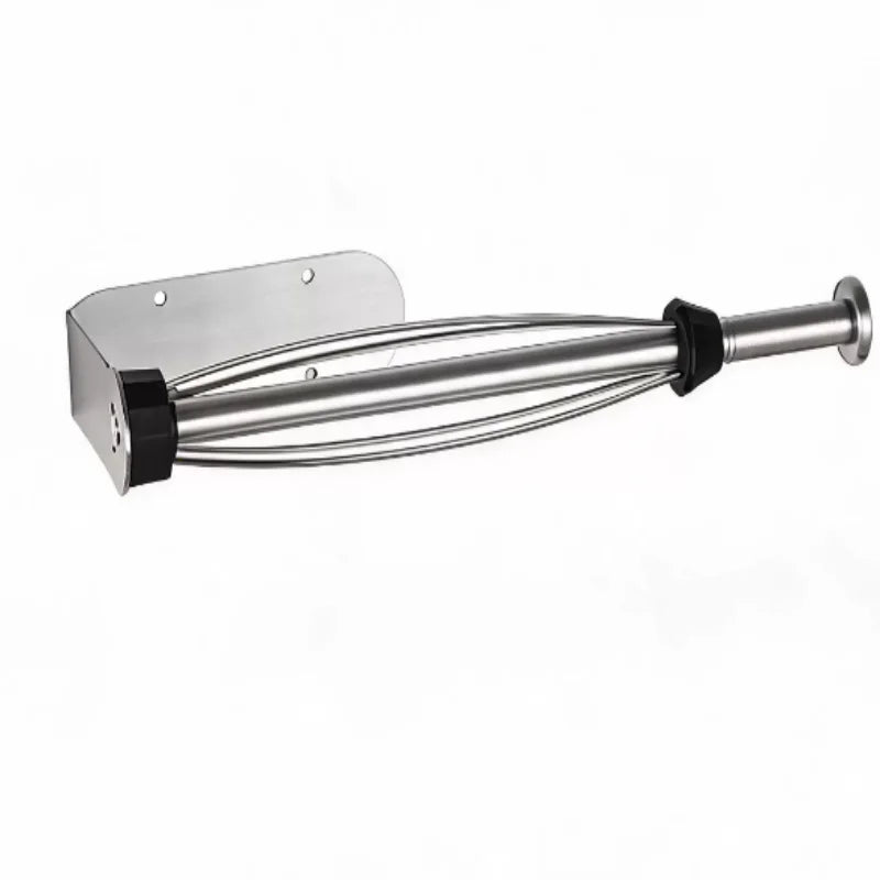 Premium Punch‑Free Stainless Steel Wall Mount Paper Towel Holder, Adhesive No‑Drill Storage Organizer for Bathroom Toilet Tissue