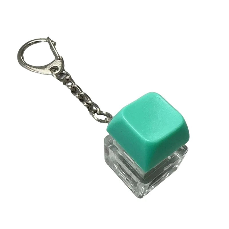 1/4/9Keys Finger Button Mechanical Keyboard Keycaps Keychain Fidget Toys Decompression Stress Relief Keyboard Clicker Kids Toy