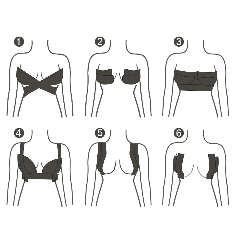 10cm Boob Tape Bras Women's Adhesive Invisible Bra Pasties Breast Lift Tape Push Up Sticky Nipple Cover Intimates Accessories ﻿