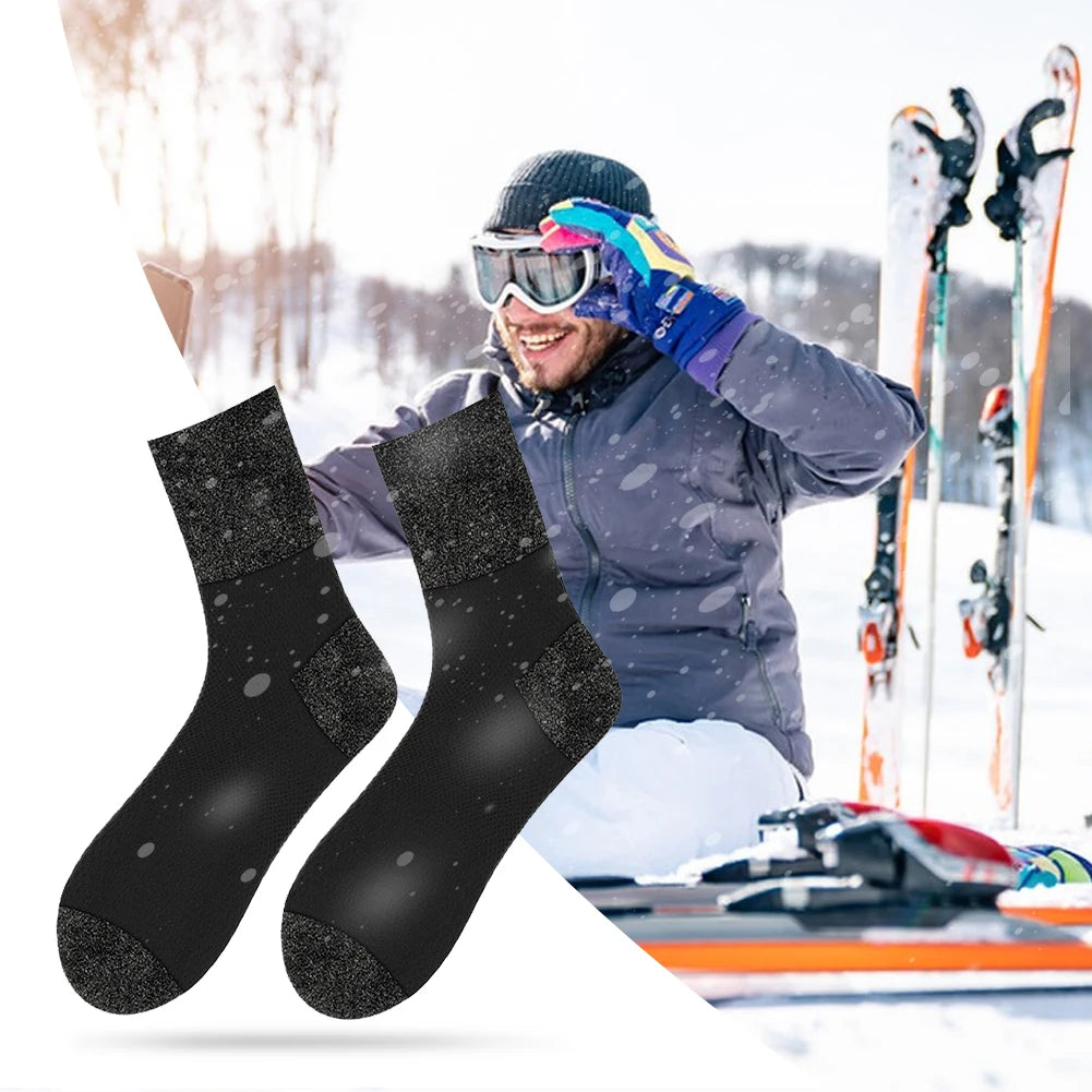 Winter Self-Heating Socks Breathable Thermal Heated Socks Foot Warmer Socks for Sports Camping Skiing Fishing