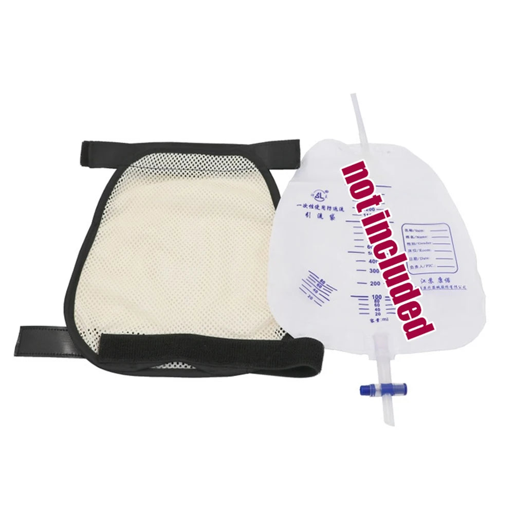 1pc Urine Collection Elastic Urine Bag Bind Leg Holder Walkable Drainage Strap External Bag Catheter Stabilization Device