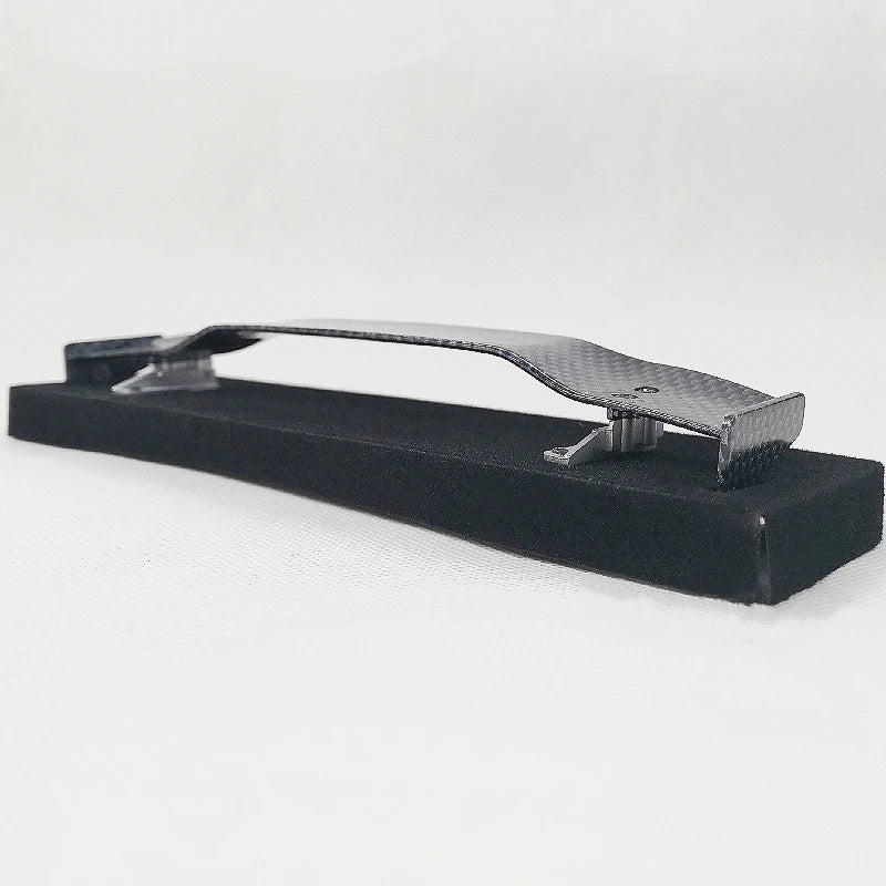 1/10 Scale RC Car Plastic Carbon Fiber Pattern Rear Wing Spolier Drift On Road Touring Model Hobby