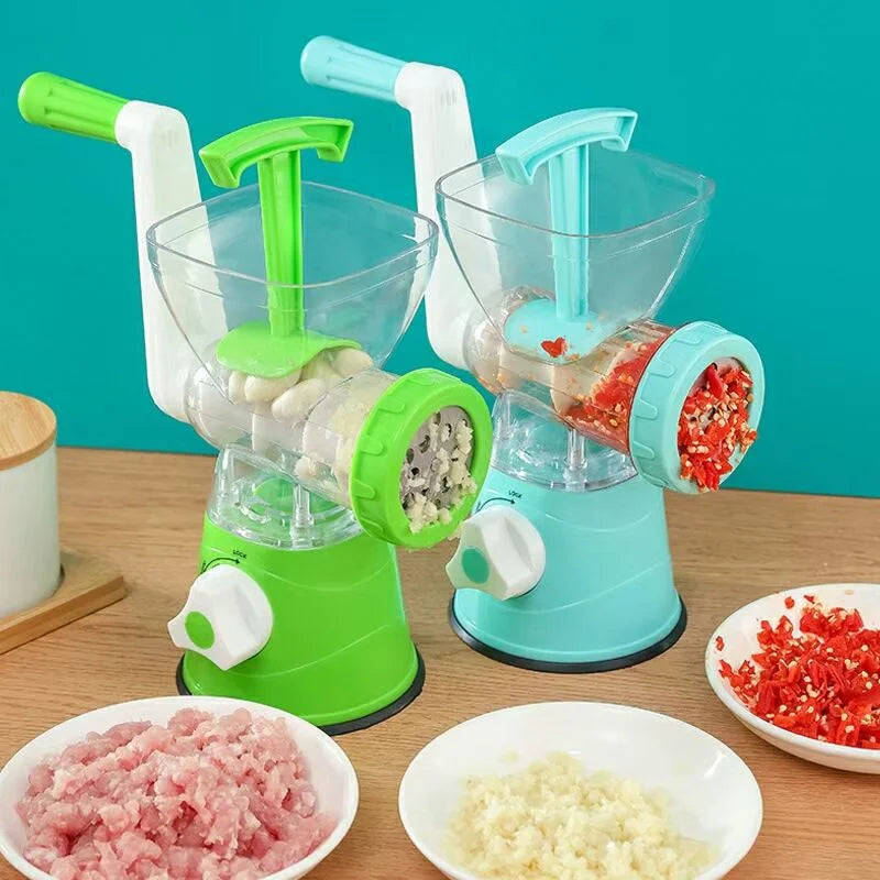 Meat Grinder Manual Processors Food Mincer Kitchen Machine Sausage Maker Stuffer Vegetable Chopper Blender Household Enema Tool