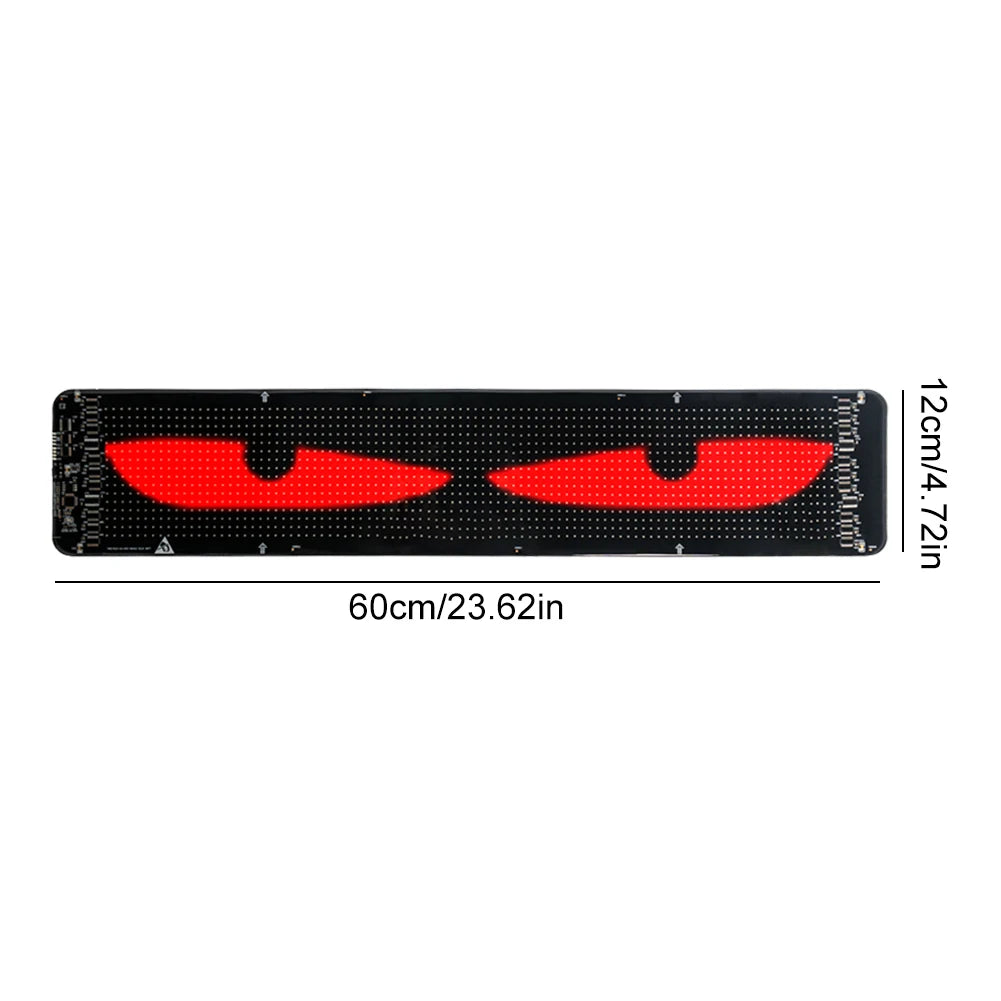 Devil Eyes LED Panel Light Remote Control LED Devil Eye Decoration Light Demon Eyes Flexible LED Panel for Store/Bar/Trucks
