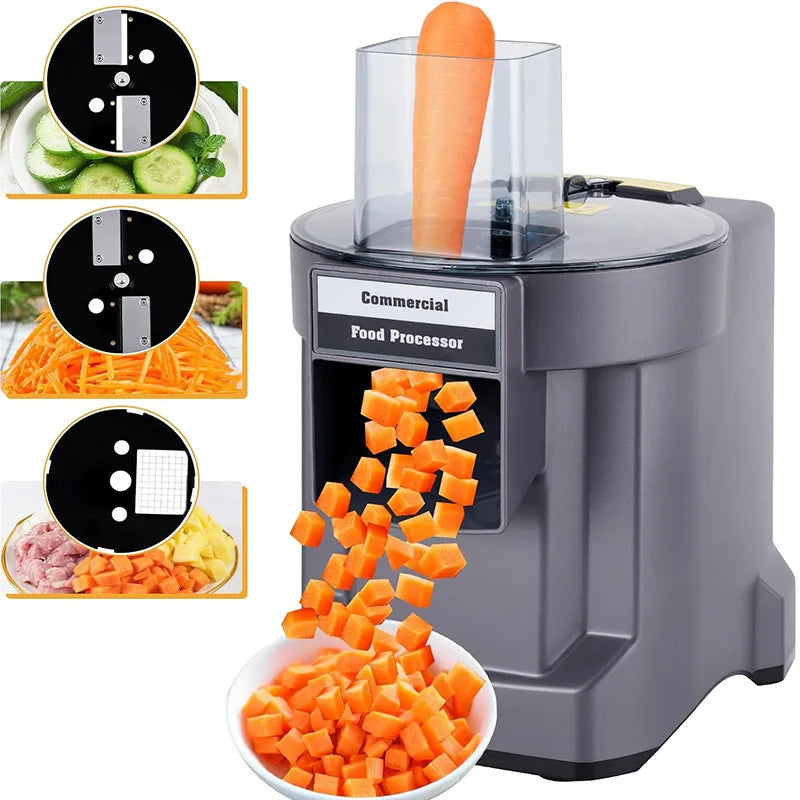 2025 Upgrade Automatic Vegetable Chopper, 3-in-1 Electric Food Slicer & Dicer, Effortless Shredding, Large Capacity, Low Noise,
