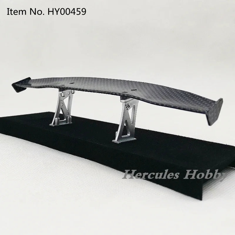 1/10 Scale RC Car Plastic Carbon Fiber Pattern Rear Wing Spolier Drift On Road Touring Model Hobby