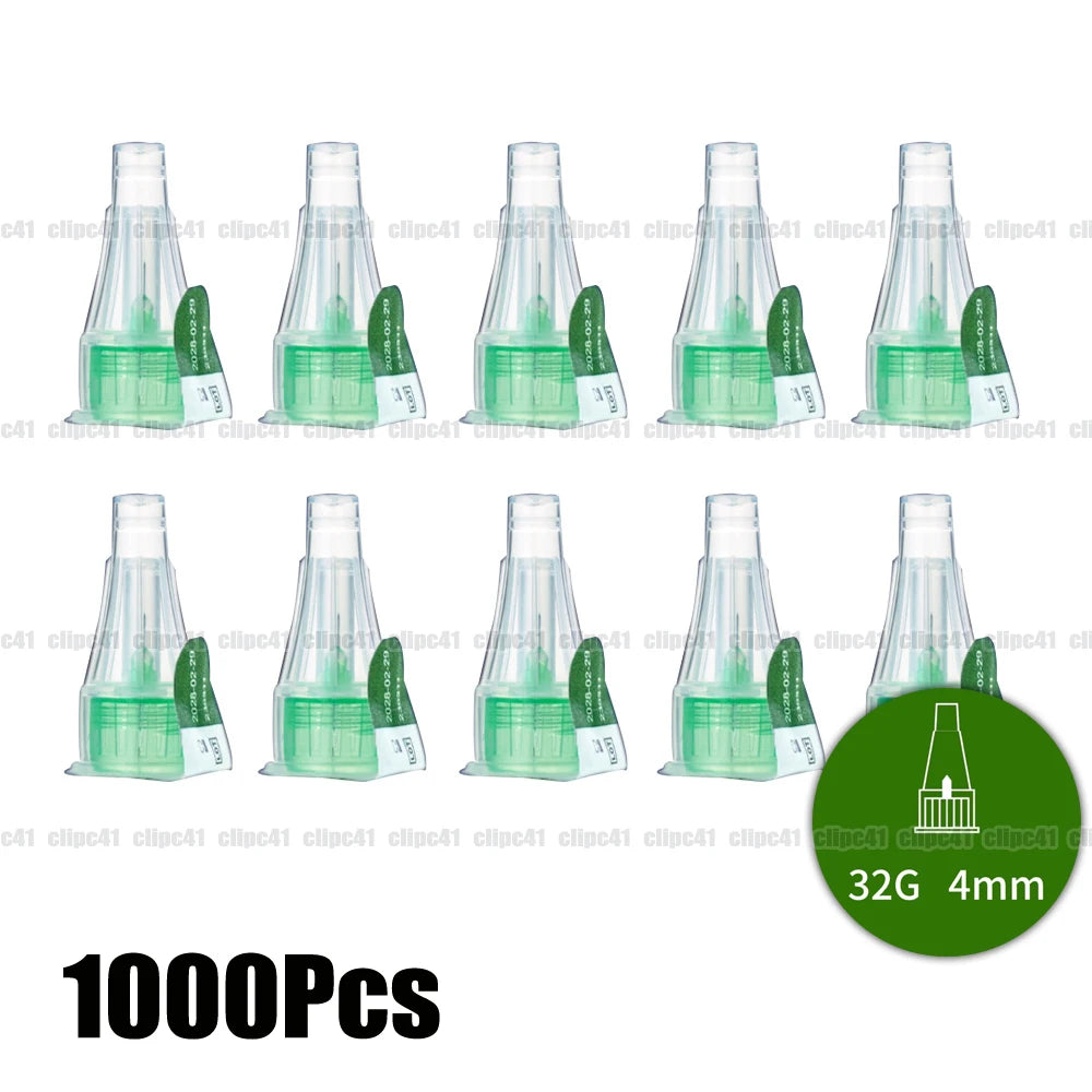 In Bulk 100-1000Pcs Insulin Cartridges For Lilly Insulin Injection Pen Individual Packaging Medical Insulin Needle 4mm/6mm/8mm