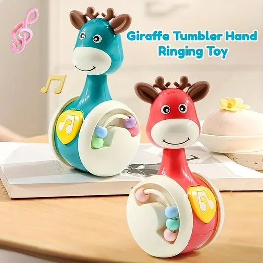 Vibrant Giraffe Swinging Toy for Young - an Engaging Educational Gift for Teens, Ideal for Birthday Celebrations