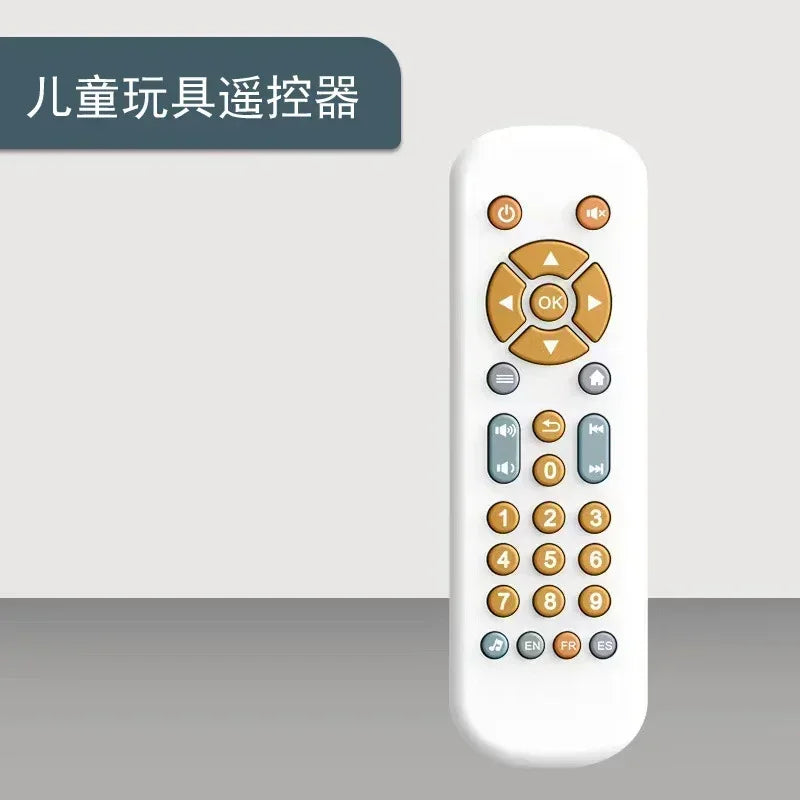 Infant Simulation TV Remote Control Toys with Music and Light Musical Baby Toy Sensory Remote Kids Baby Toys for 1 2 3 Years Old