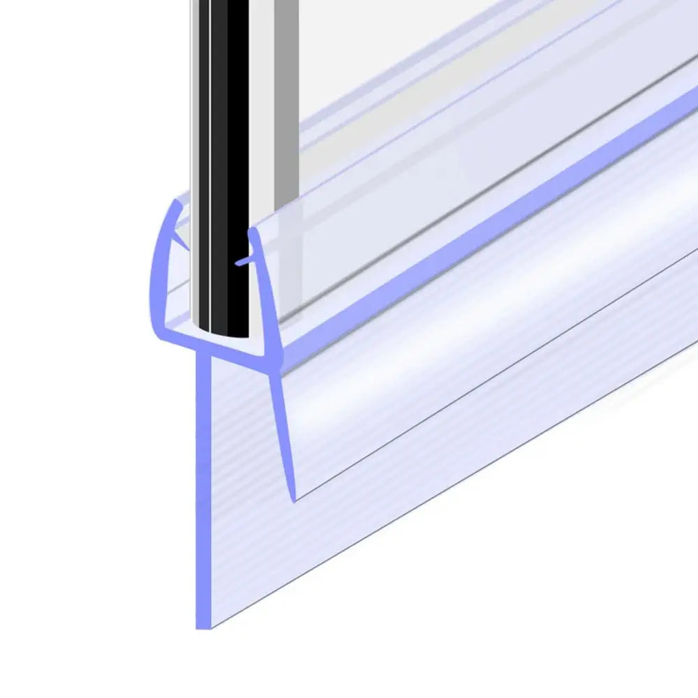 Bath Shower Screen Door Seal Strip Water Baffle 4 to 12mm Seal Gap Window Door Weatherstrip Glass Door Weatherstrip Hardware
