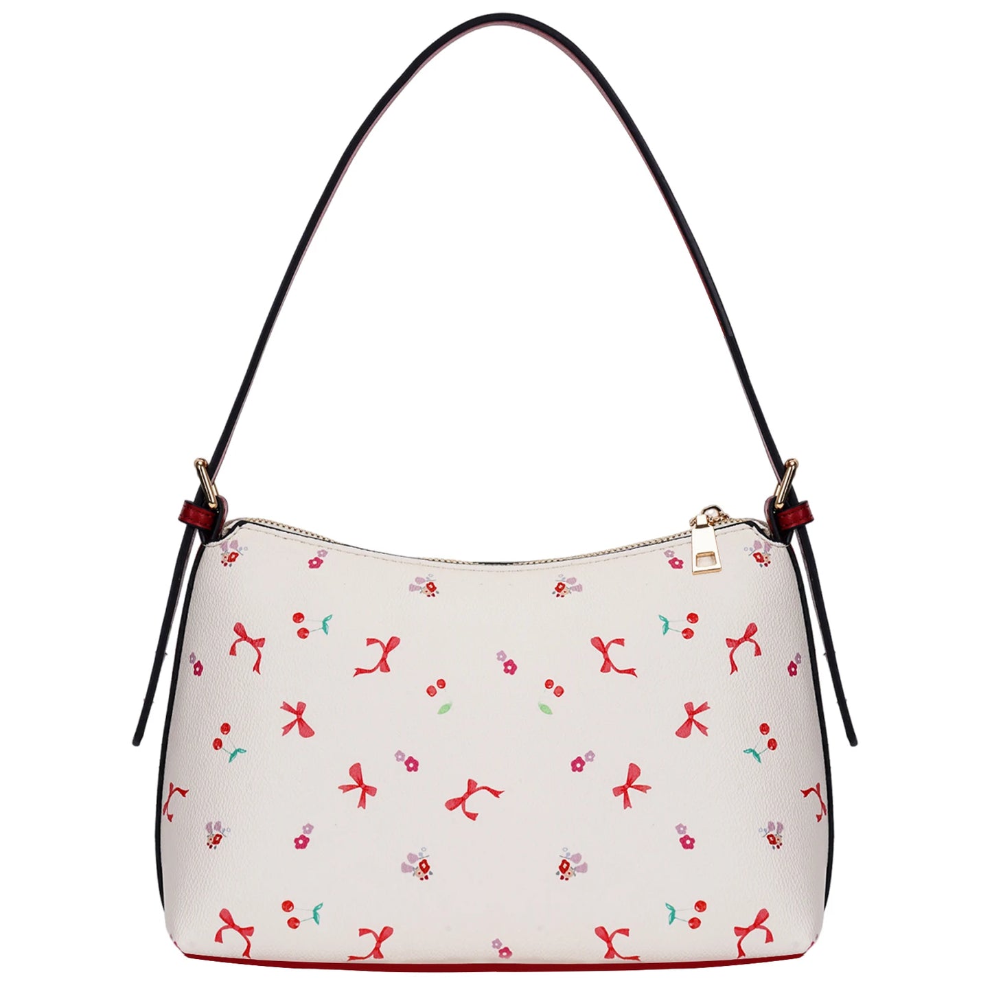 Shoulder Bag for Women Bow Hobo Bag PU Leather Removable Strap Satchel Purse Tote Bag for Work Tavel