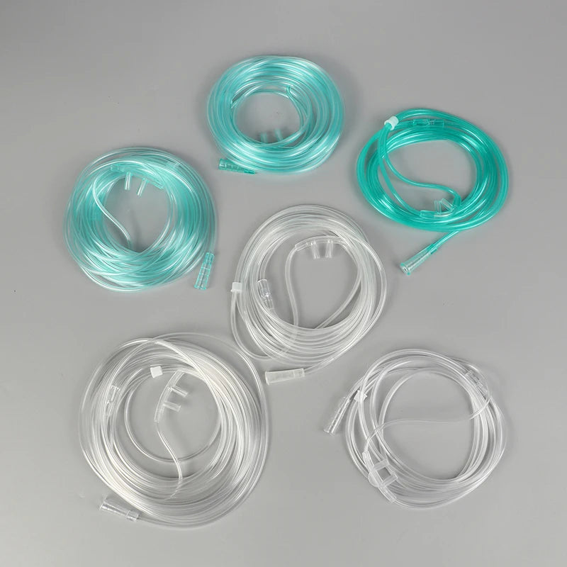 1.5/1.8/3/4/5M 1PCS Disposable Oxygen Tube Double Nasal Oxygen Tube Independent Packing Medical Care Machine Breathing Cannula