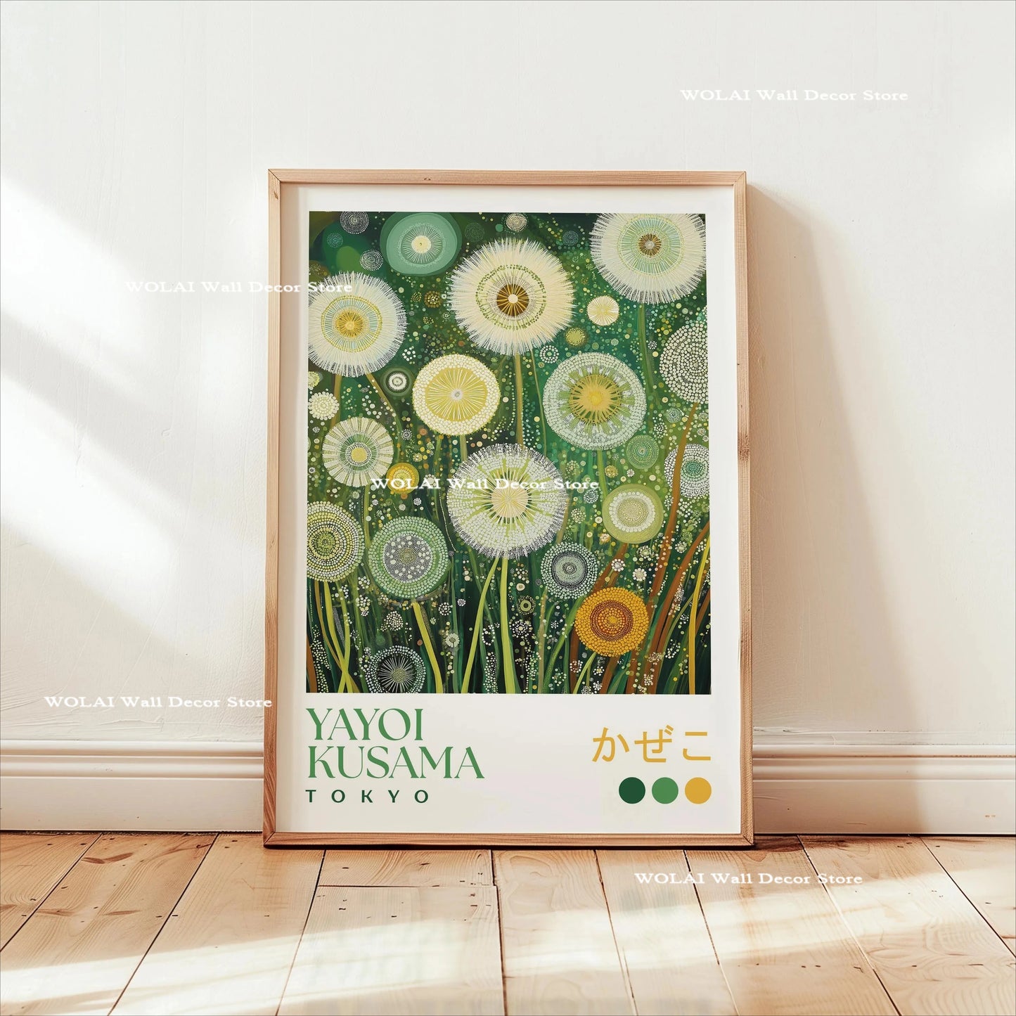 Yayoi Kusama Koi Fish Jellyfish Animal Canvas Prints Japanese Hokusai Giant Wave Wall Art Posters for Living Room Home Decor