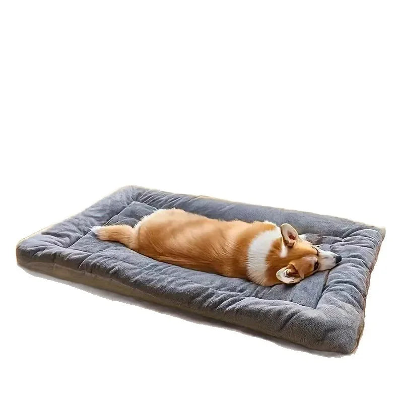 Large Size Dog Bed Mat Sleeping Pad for Winter Use Keep Warm Double-sided Use Golden Retriever Stress-relieving Sleeping Pad