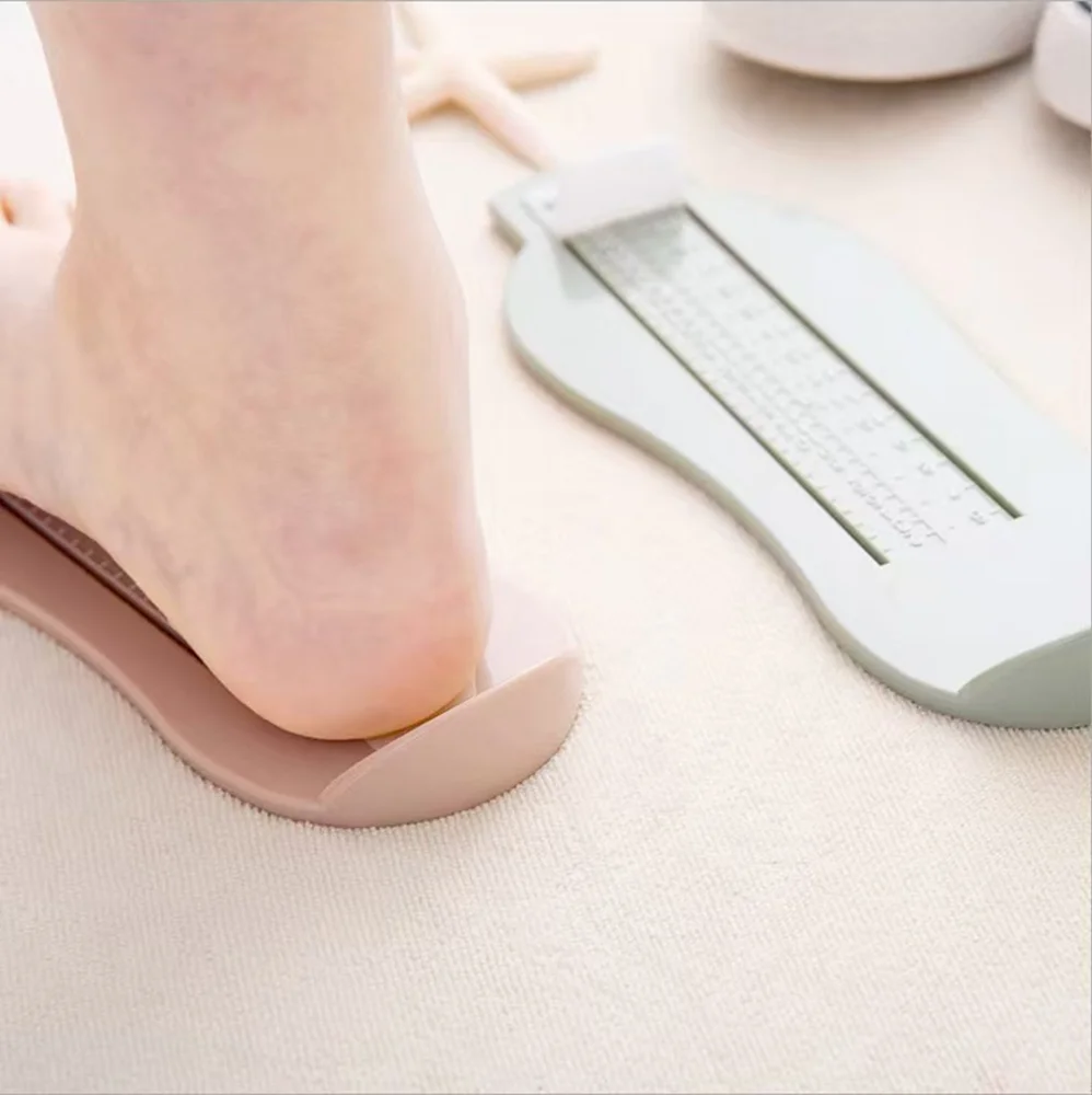 Baby Foot Measuring Gauge, No Conversion Needed Measure Two Sizes for Baby Shoe Sizing