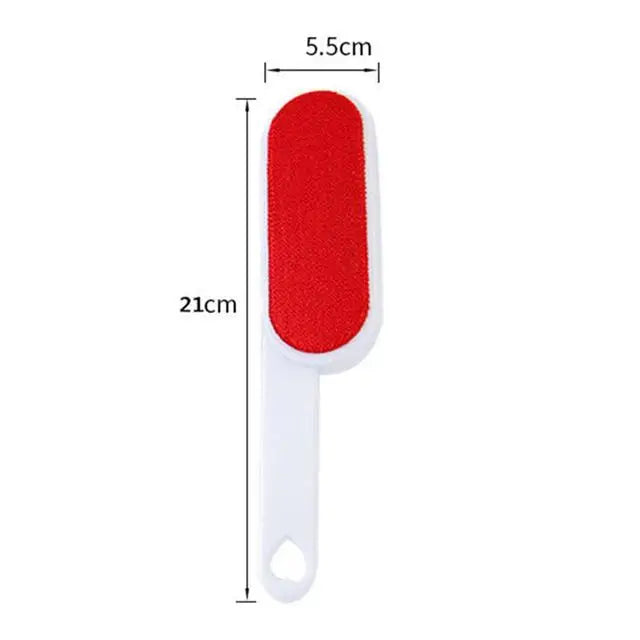 2 Sides Self-cleaning Lint Sticking Roller Dedusting Brush Pet Hair Remover Brush Removing Dog Cat Hair from Sofa Carpet Clothes