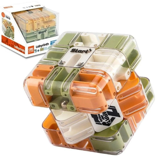 Speed Cube Rolling Ball 3D Maze Magic Cube Stress Reliever Toys Gift Kids Adult