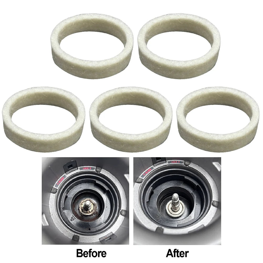 5pcs Felt Washer Replacement Parts For Breville Espresso Models BES870/BES878/BES880/BES860 Coffee Accessories
