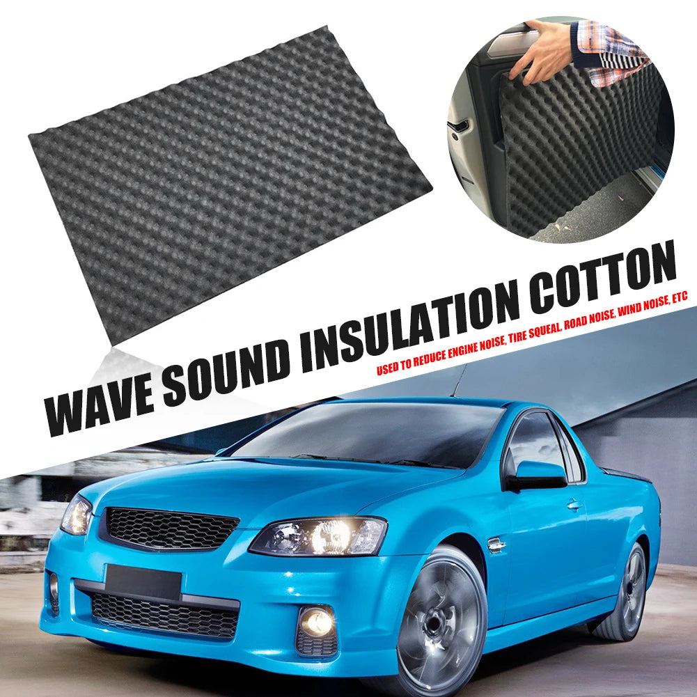18mm Thick Car Sound Deadening Mat Automobile Interior Decoration Parts Noise Insulation Sound Proofing Foam 20x31in