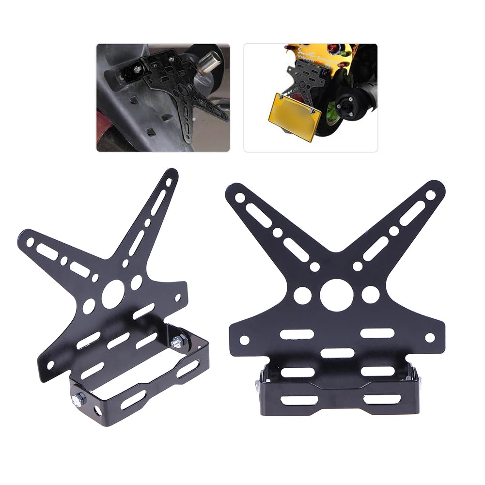 Motorcycle License Plate Holder Motorcycle Rear License Plate Frame Motorcycle Number Plate Mount Bracket Motorcycle Accessories
