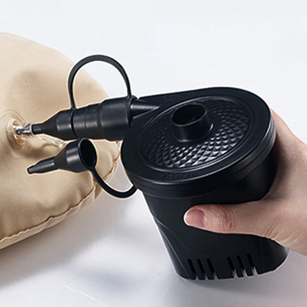 Portable Electric Air Pump Lightweight Electric Inflatable Compressor for Swimming Ring Air Mattress Pool