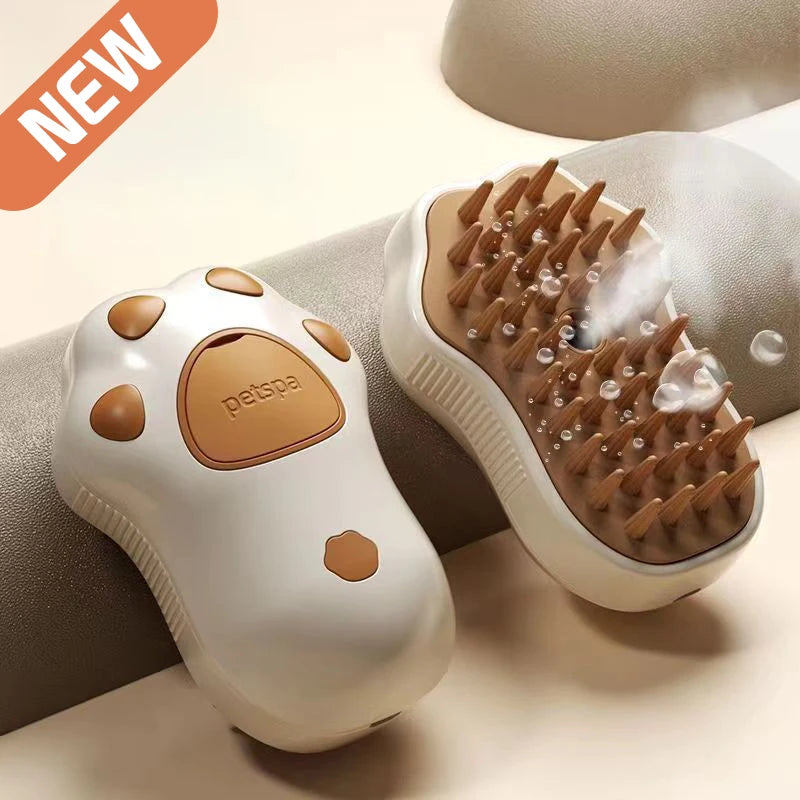 Cat Dog Steamy Brush Steam Brush Electric Sprayer for Massage Pet Grooming tool Shedding 3 in 1 Electric Sprays Massage Combs