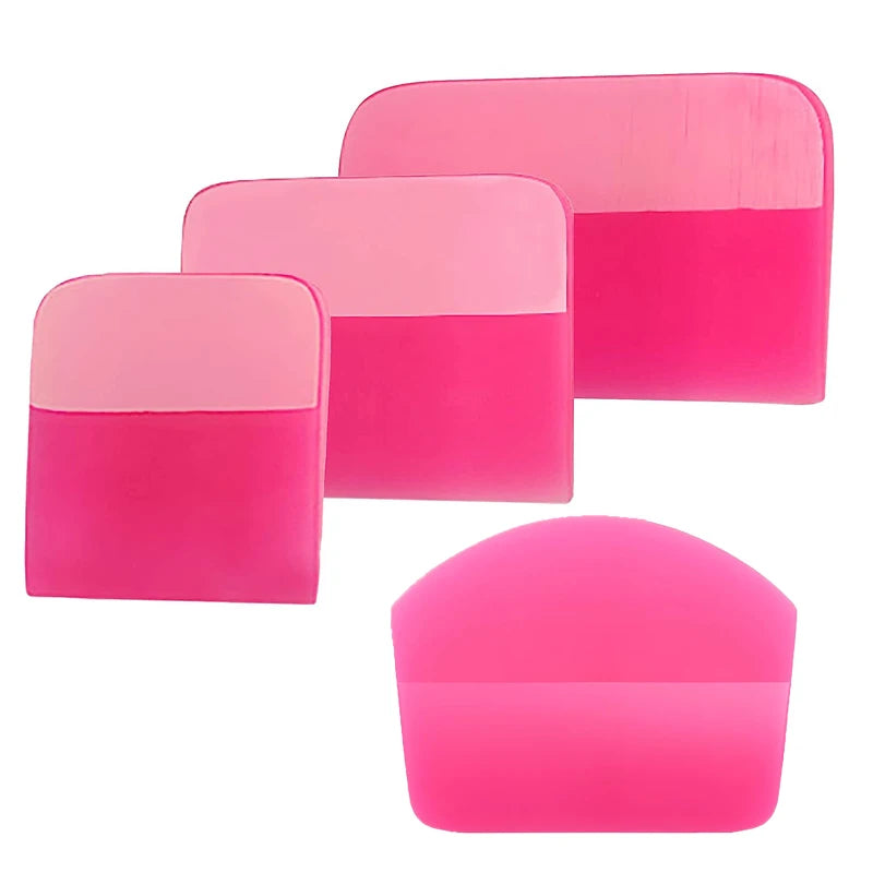 4 in 1 PPF Squeegee Anti-Scratch Rubber Scraper Soft TPU Mini Car Wrap Squeegee for film installation Vinyl  Window Tint Tools