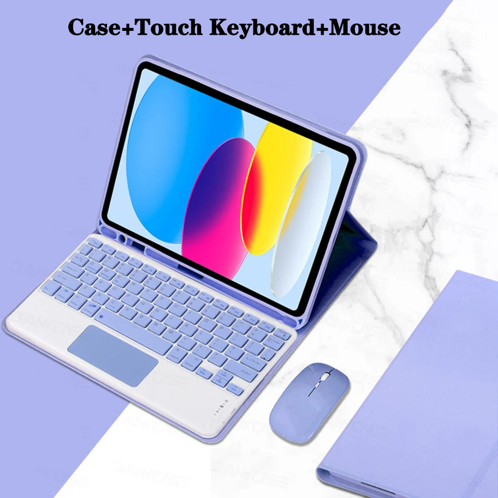 Keyboard Case for iPad 11th Gen (A16) 11 lnch 2025,Detachable Keyboard for iPad 10th Gen 10.9 lnch 2022 with Pencil Holder