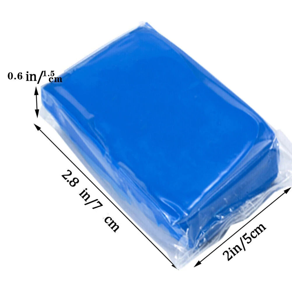 5Pcs Vehicle Detailing Magic Cleaning Mud Blue Auto Detailing Cleaner Car Washing Mud Auto Detailing Cleaner Tool