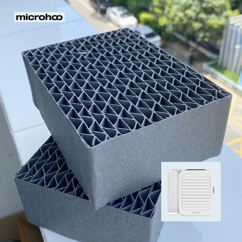 Original Microhoo Capacity Mini USB Portable Air Conditioner Filter Cool Water Tank Touch Screen Air Conditioner Filter