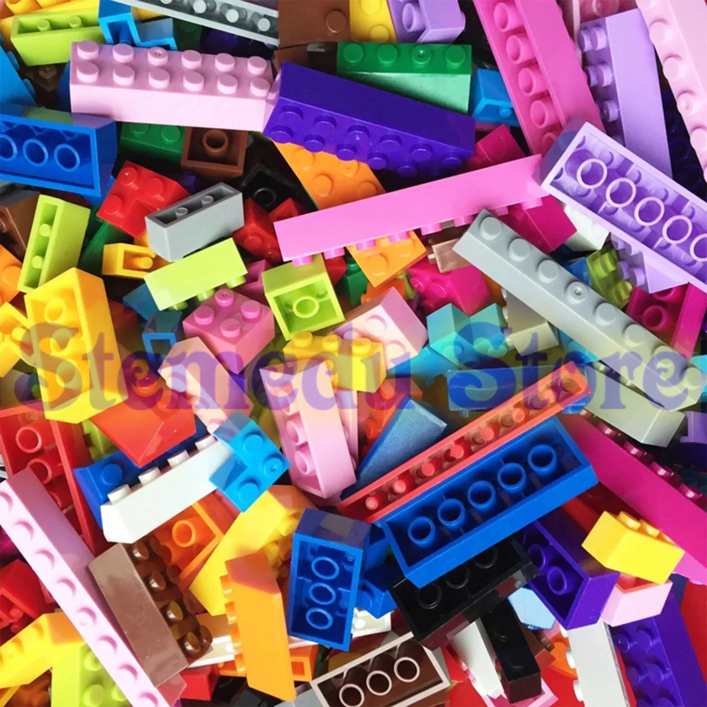 125/250g Building Blocks Bulk Lot Pack Sorted By Color Bricks Block Plate Toys Small Particles Bulk Compatible LeDUO