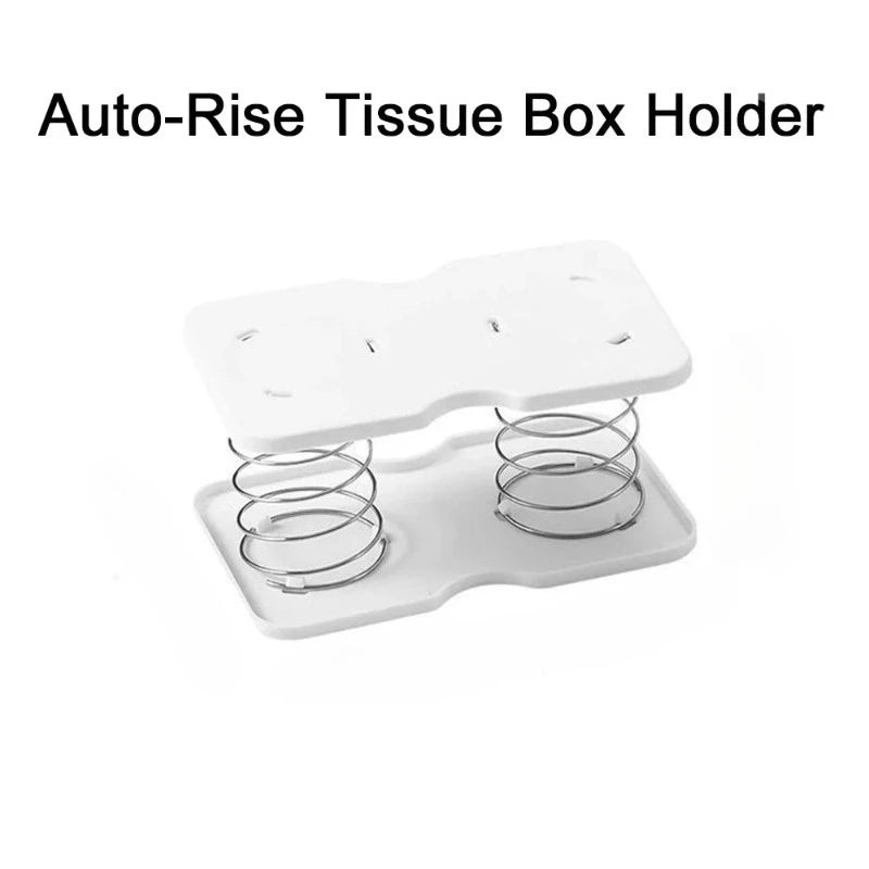 Automatic Tissue Box Tissue Dispenser Spring Tissue Holder Lifting Tissue Box Wet Tissue Box Double Spring Lifting Bracket