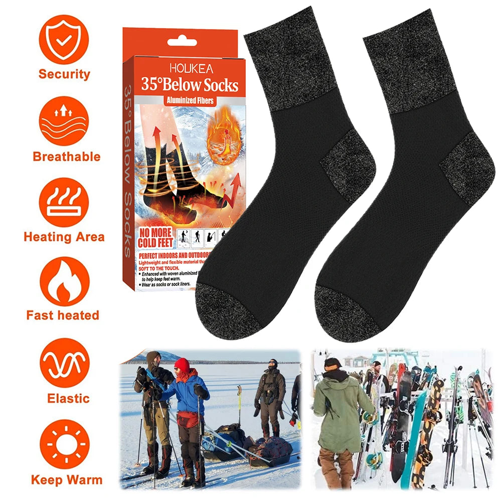 Winter Self-Heating Socks Breathable Thermal Heated Socks Warm Heating Socks Foot Warmer Socks for Men Women