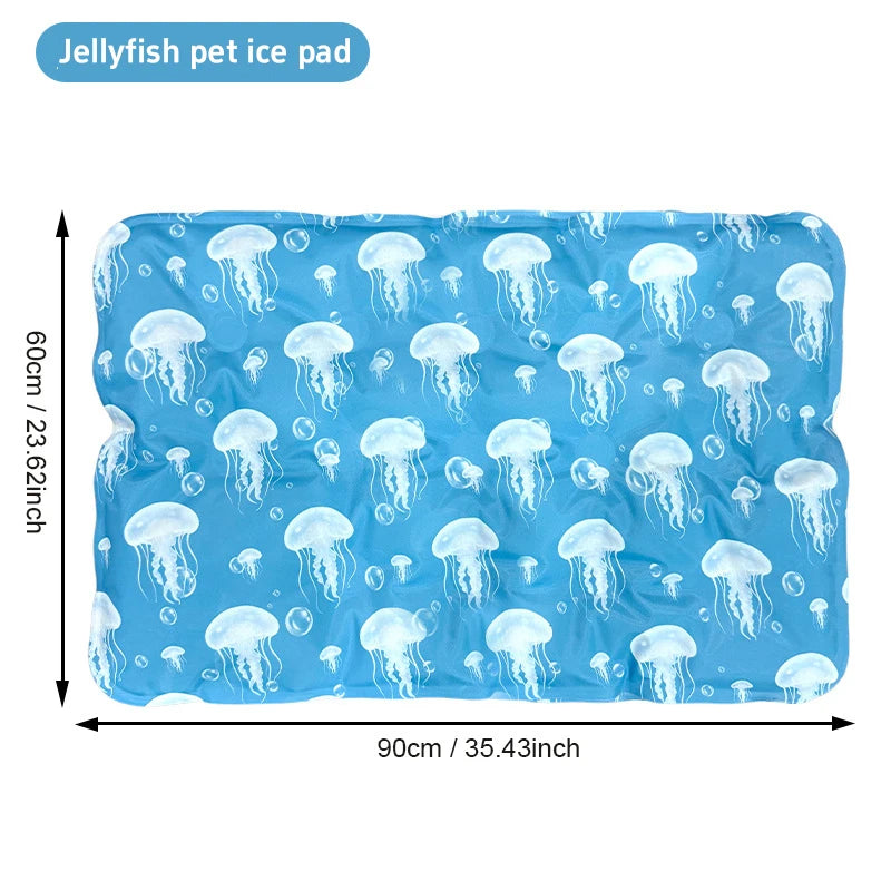 Pet Cooling Mat Air Conditioning Pet Mat Gel Pet Waterproof Leak-proof Sturdy Cat Kennel Outdoor Moisture-proof Pet Pad