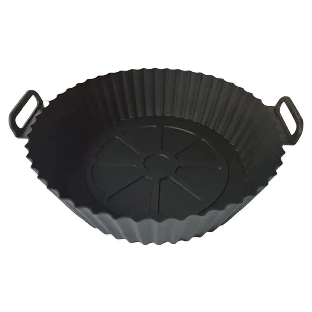 Air Fryer Silicone Liners Air Fryer Silicone Pot Reusable Silicone Air Fryer Liners Food Safe Non Stick Air-Fryer Accessories
