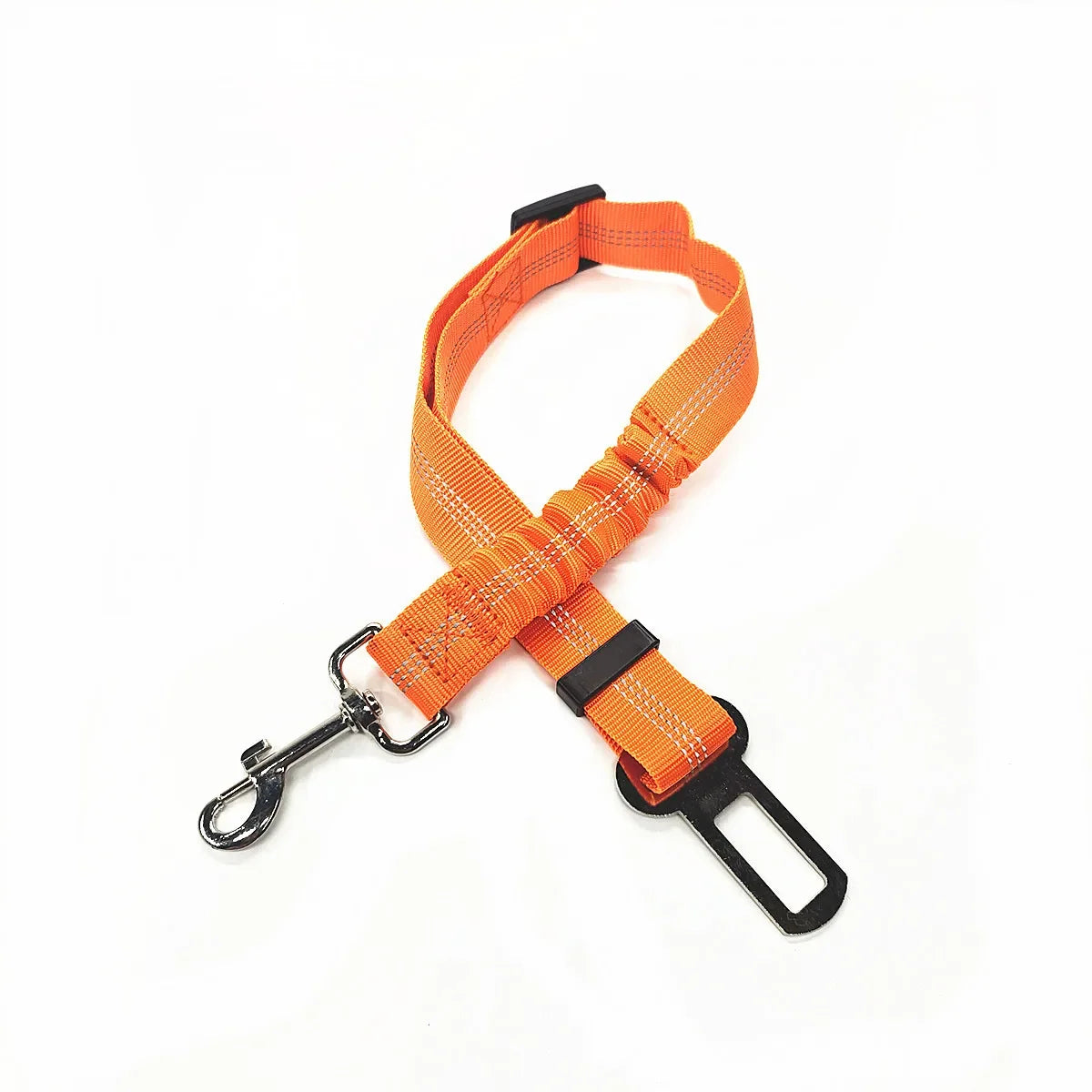 Dog Leash Harness Dogs Dog Accessories Supplies Pet Dog Car Seat Belt Retractable Buffer Elastic Reflective Safety Traction Rope
