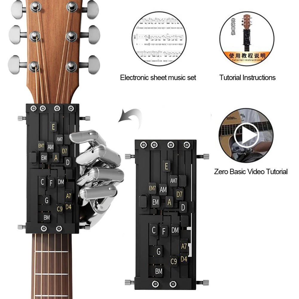 Guitar Chord Presser Guitar Chord Helper Guitar Learning Tools Guitar Chord Trainer Guitar Accessories for Beginners
